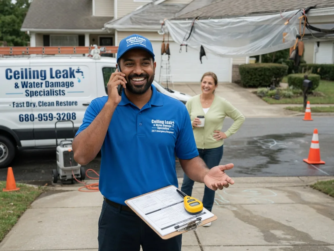 Ceiling Leak Cleanup Mechanicsville, IA FAQs